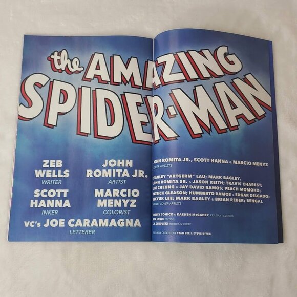 Amazing Spider-Man 1 Marvel Comics 2022 VF+ 8.5 Patrick Gleason Webhead Variant - Picture 5 of 16